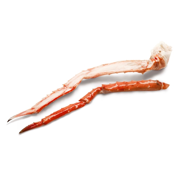Kongekrabbe - kokt - split legs and claws